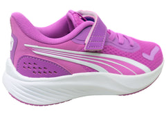 Puma Lite AC PS Kids Girls Comfortable Athletic Shoes Electric Orchid