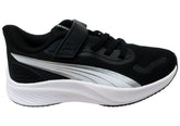 Puma Lite AC PS Kids Comfortable Athletic Shoes Black White