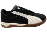 Puma Tifosi Calcio LS Mens Comfort Lace Up Casual Shoes Black Alpine