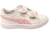 Puma Smash 3.0 Hearty V PS Kids Girls Adjustable Strap Sneakers