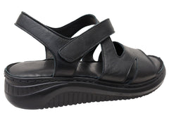 Orizonte Shana Womens Comfortable European Leather Sandals