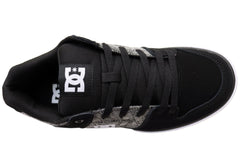 DC Shoes Mens Pure Comfortable Leather Shoes Black Monogram