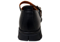 Orizonte Buzz Womens European Leather Comfortable Mary Jane Shoes