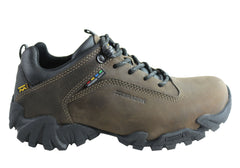 Bradok Krakatoa Mens Comfort Leather Hiking Shoes Made In Brazil