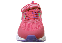 Sfida Prota Kids Girls Adjustable Strap Athletic Shoes Fuchsia Lilac