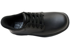 Skechers Unisex Kids Smooth Tracks Classic Frame Leather School Shoes