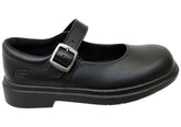 Skechers Kids Girls Smooth Tracks Elegant Steps Leather School Shoes