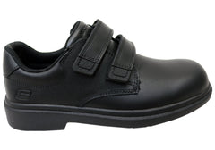 Skechers Unisex Kids Smooth Tracks Classic Stride Leather School Shoes