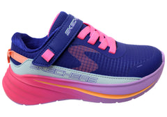 Skechers Kids Girls Wave 92 Imara Lite Comfortable Shoes Navy Multi