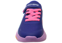 Skechers Kids Girls Wave 92 Imara Lite Comfortable Shoes Navy Multi