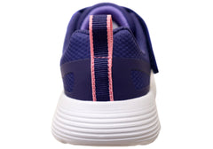 Skechers Kids Girls Go Run 400 V2 Trace Track Shoes Purple Blue