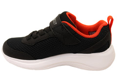 Skechers Boys Kids Selectors Reset Achieved Shoes Black Red