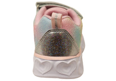 Koala Lights Millie Comfortable Girls Kids Light Up Shoes