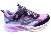 Skechers Kids Girls S Lights Cosmic Glow Shoes Navy Multi