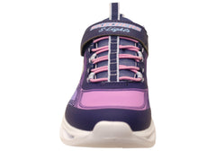Skechers Kids Girls S Lights Cosmic Glow Shoes Navy Multi