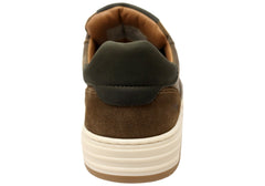 Wild Rhino Sahara Mens Comfortable Leather Lace Up Casual Shoes