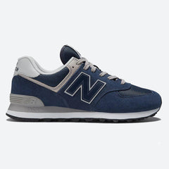 Men's Wide Fit New Balance ML574EVN Walking/Running Trainers - Exclusive - Navy ENCAP