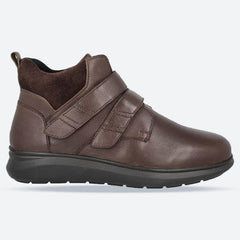 Men's Wide Fit DB Solomon Boots - Brown Lea / Suede