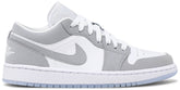 Nike Womens Air Jordan 1 Low Sneakers - 'White Wolf Grey'