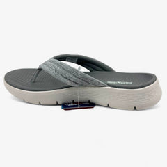 Skechers Go Walk Flex Overjoy Grey Womens Sandal Thong