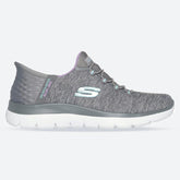 Women's Wide Fit Skechers 149937 Slip-ins Summits Dazzling Trainers