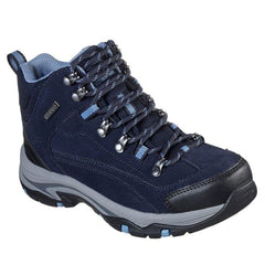 Women's Relaxed Fit Skechers 167004 Trego Alpine Trail Outdoor Hiking Boots - Navy