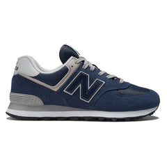 Men's Wide Fit New Balance ML574EVN Walking/Running Trainers - Exclusive - Navy ENCAP