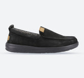 Men's Heydude 40173 Wally Grip Moc Craft Leather Shoes - Black