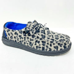 Hey Dude Womens Wendy Wild Cheetah Slip On Comfort Shoes