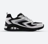 Women's Wide Fit Skechers 177424 Tres Air Uno Street Fl Air Trainers - Black/White