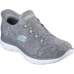 Women's Wide Fit Skechers 149937 Slip-ins Summits Dazzling Trainers