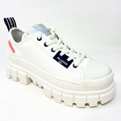 Palladium Revolt LO TX Star White Womens Platform Boots 97243 116