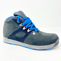 Timberland Earthkeeper GT Scramble Mid Black Blue Kids Nubuck Hiking Boots 6491R