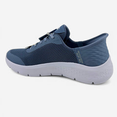 Skechers Go Walk Flex Grand Entry Blue Womens Athletic Sneaker