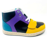 Creative Recreation Cesario Black Purple Teal Wheat Youth Kids Sneakers