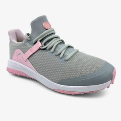 PUMA Fusion Evo High Rise Pink Lady Kids Girls Spikeless Golf Shoes