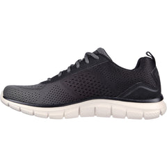 Men's Wide Fit Skechers 232399 Track-Ripkent Walking Trainers - Olive/Black