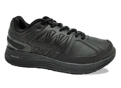 Mens Wide Fit I-Runner Pro Leather Oil and Slip Resistant Trainers