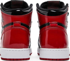 Nike Grade School Womens Air Jordan 1 Retro High OG Sneakers - 'Patent Bred'