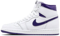 Nike Womens Air Jordan 1 High OG Sneakers - 'Court Purple'