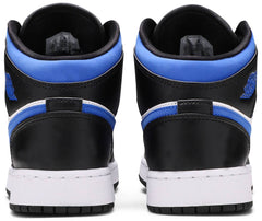 Nike Grade School Womens Air Jordan 1 Mid Sneakers - 'Racer Blue'