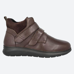 Men's Wide Fit DB Solomon Boots - Brown Lea / Suede