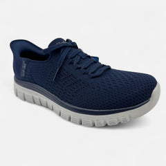 Skechers Graceful First Blush Navy Womens Casual Slip Ins Sneaker