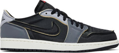 Nike Mens Air Jordan 1 Retro Low OG EX Sneakers - 'Dark Smoke Grey'
