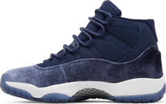 Nike Womens Air Jordan 11 Retro Sneakers - 'Midnight Navy Velvet'