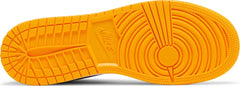 Nike Grade School Womens Air Jordan 1 Mid Sneakers - 'Reverse Yellow Toe'