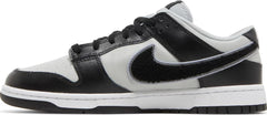Nike Mens Dunk Low Sneakers - 'Chenille Swoosh - Grey Fog'