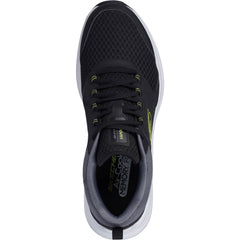 Men's Wide Fit Skechers 232628 Vapor Foam Trainers - Black/Lime