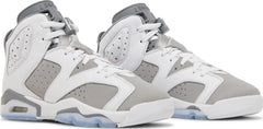 Nike Grade School Womens Air Jordan 6 Retro Sneakers - 'Cool Grey'