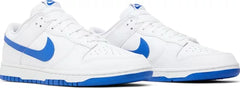 Nike Mens Dunk Low Sneakers - 'White Hyper Royal'